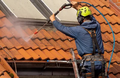 Démoussage et hydrofuge de toiture à Wambez